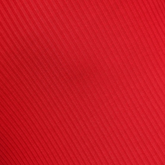 Lulus Red Ribbed Sleeveless Bodysuit - Picture 4 of 7